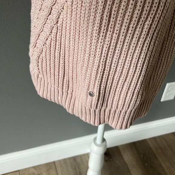 Lululemon Bring The Cozy Turtleneck Sweater in Misty Pink - Picture 6 of 10